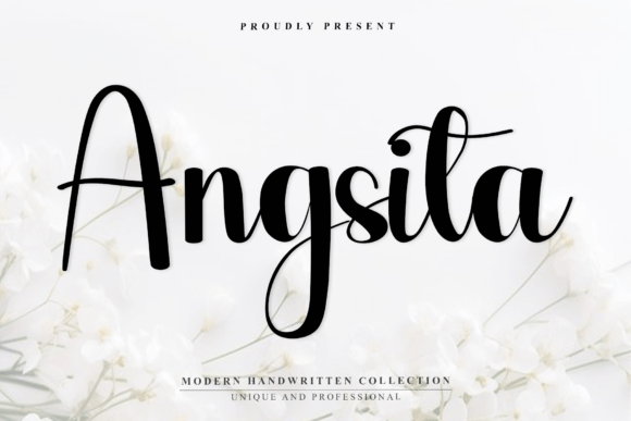 Angsita: A Modern Handwritten Font That Elevates Brand Identity