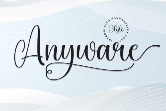 Anyware: A Script Font That Elevates Brand Identity with Handwritten Charm