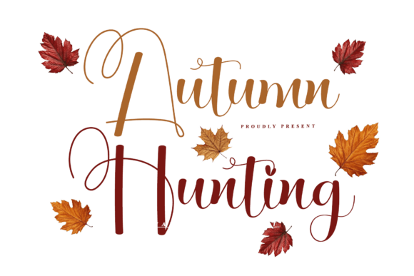 Autumn Hunting: A Luxurious Script Font for Editorial Design