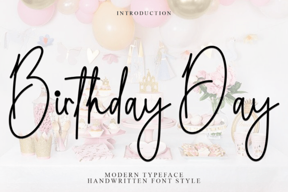 Birthday Day Font: A Softly Expressive Typeface for Editorial Charm