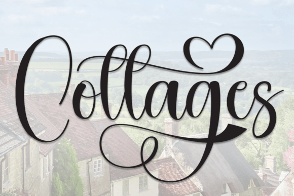 Cottages: A Designer’s Take on This Charming Script Font