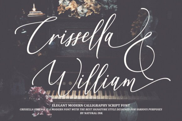 Crisella William: A Modern Handwritten Font for Web and Digital Branding