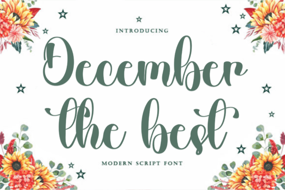 December Thebest: A Warm, Creative Font for Thoughtful Editorial Design