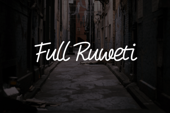 Full Ruwet: A Thoughtful Script Font for Modern Editorial Design