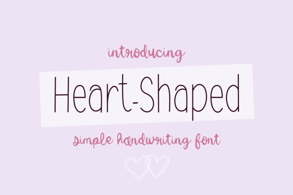 Heart-Shaped Font: A Sleek Script for Polished Branding