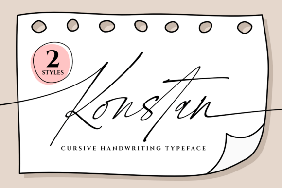 Konstan: A Handwritten Font That Brings Elegance to Brand Design