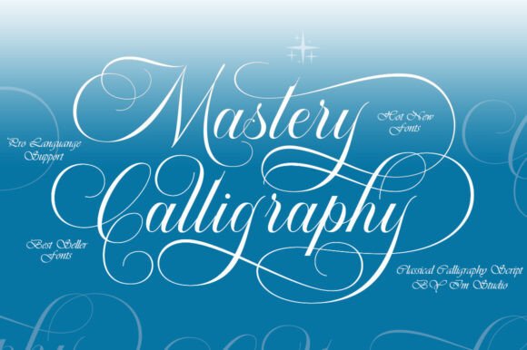 Mastery Calligraphy: A Premium Script Font for Modern Web Design