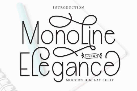 Monoline Elegance: A Thoughtful Script Font for Digital and Print Editorial Design