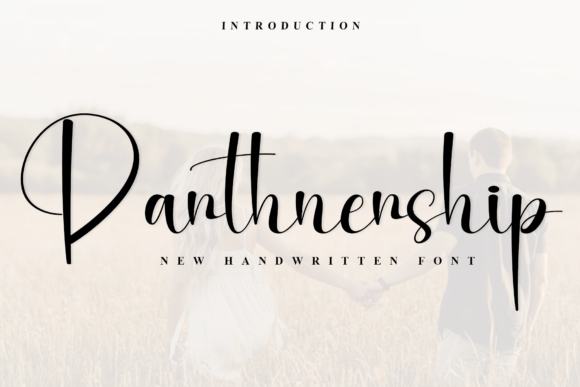 Parthnership: A Friendly Script Font for Modern Editorial Design