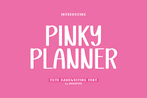 Pinky Planner: A Handwritten Font That Brings Warmth to Brand Design