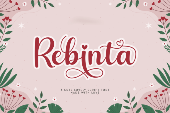 Rebinta: A Romantic Script Font for Editorial Charm