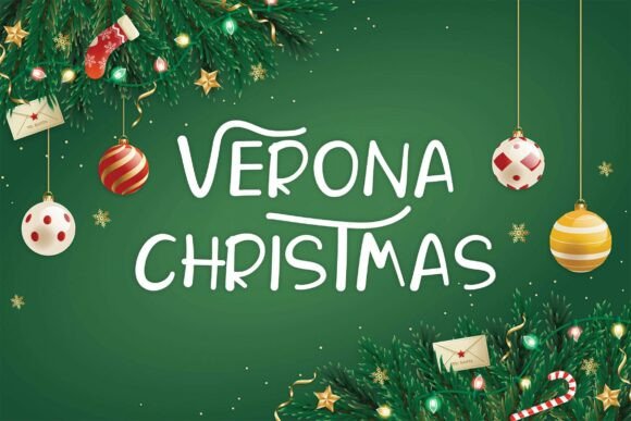 Verona Christmas Font: A Designer’s Real-World Test for Festive Branding