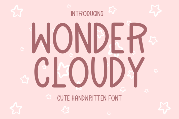 Wonder Cloudy: A Playful Handwritten Font for Modern Editorial Design