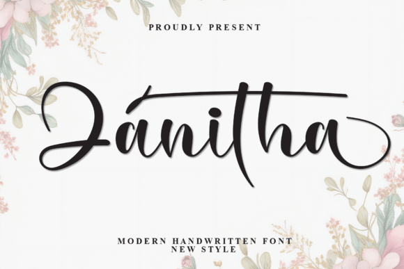 Zanitha: A Stylish Script Font for Modern Marketing and Digital Design
